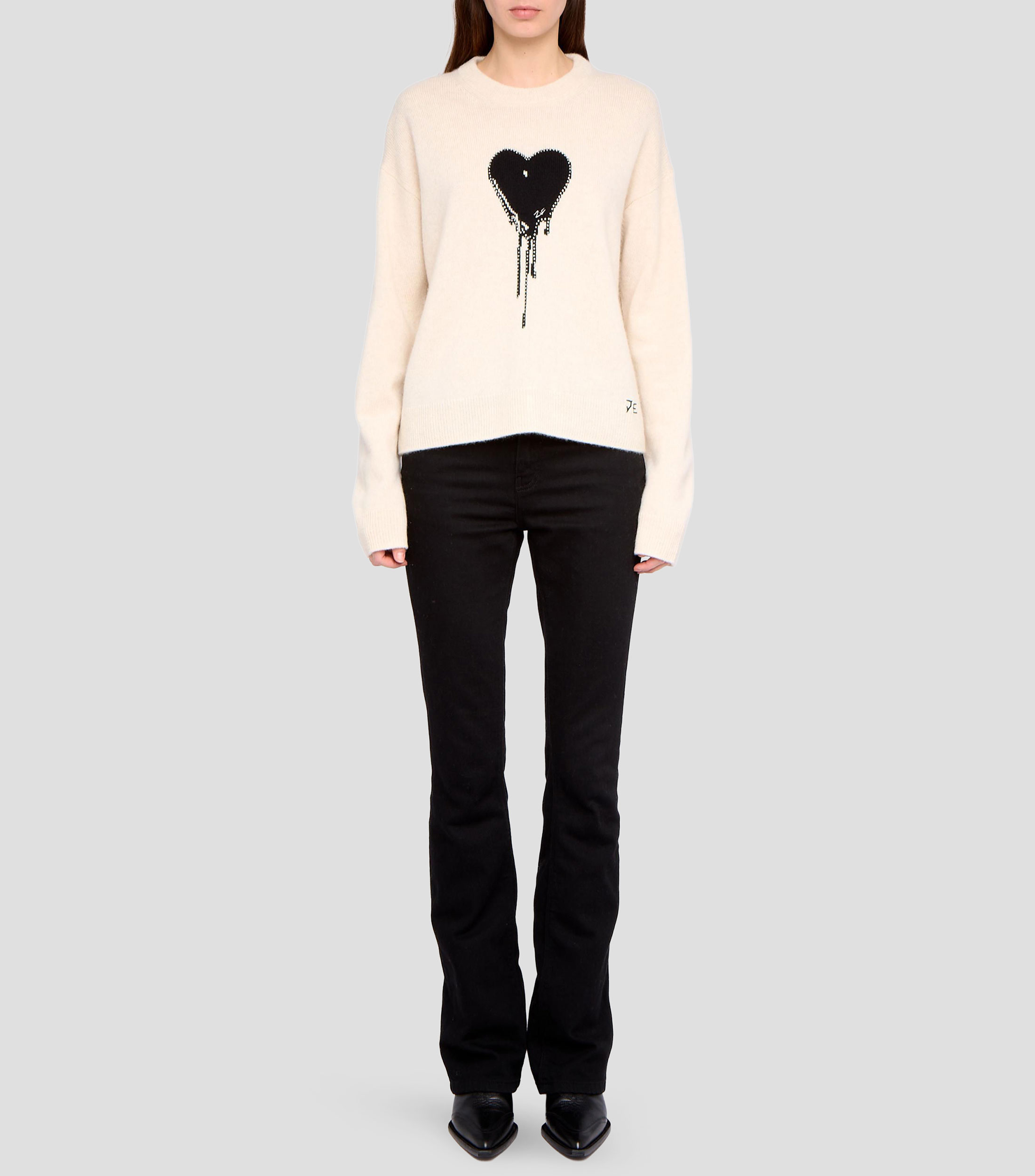 Suéter cuello redondo Mujer